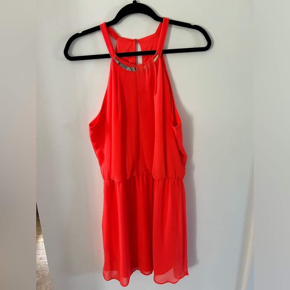 Dark coral Dress